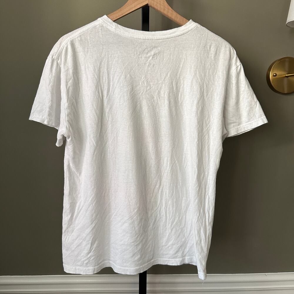 Rolling Stones Some Girls Lips Womens T-Shirt Large White - Picture 3 of 3
